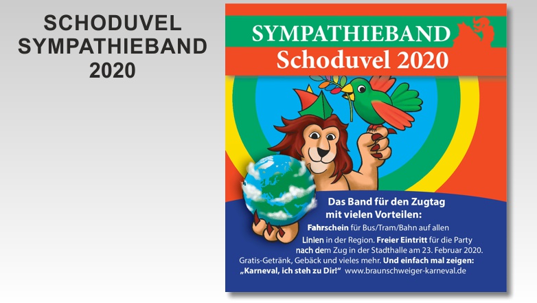 Sympathieband Schoduvel 2020